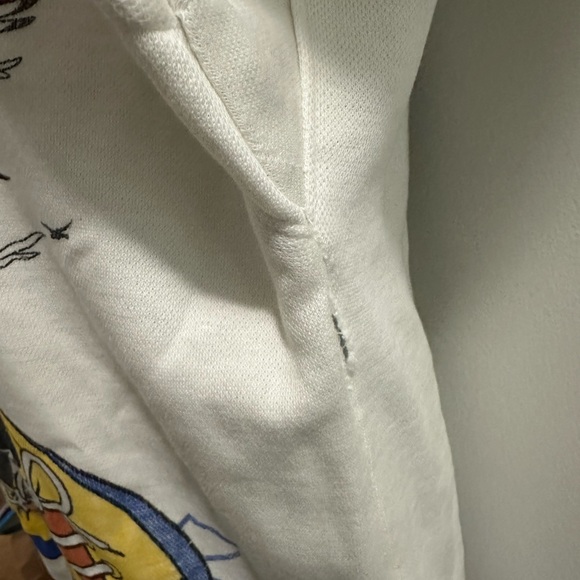 Vintage Mickey Mouse sweatshirt AS-IS CONDITION 90’s no labels Disney beige - Picture 5 of 10